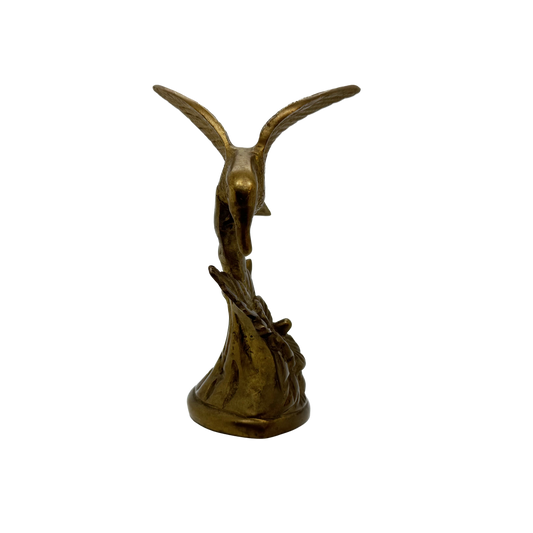 Brass Hummingbird - side