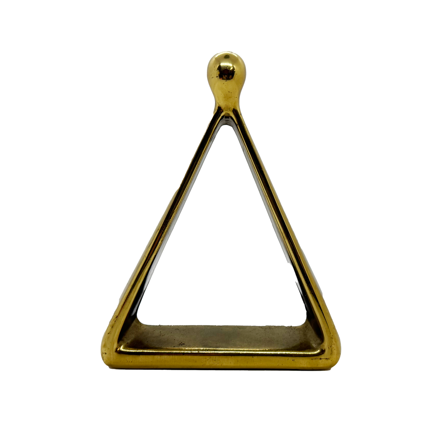 Ben Seibel Brass Triangle Bookends
