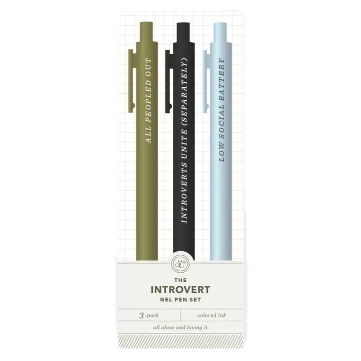 The Introvert Pen Set