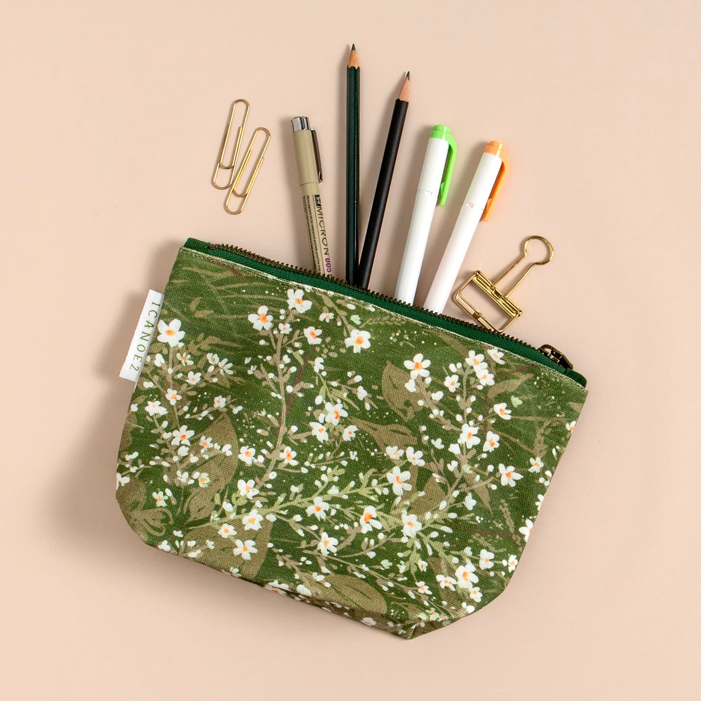 Celeste Canvas Pouch