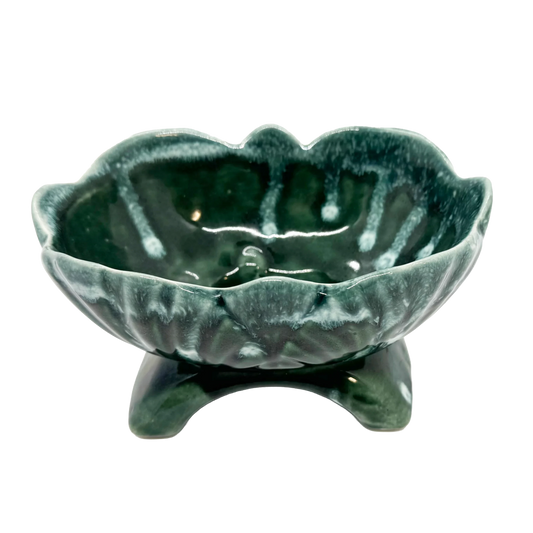McCoy Pottery Green Drip Glaze Planter