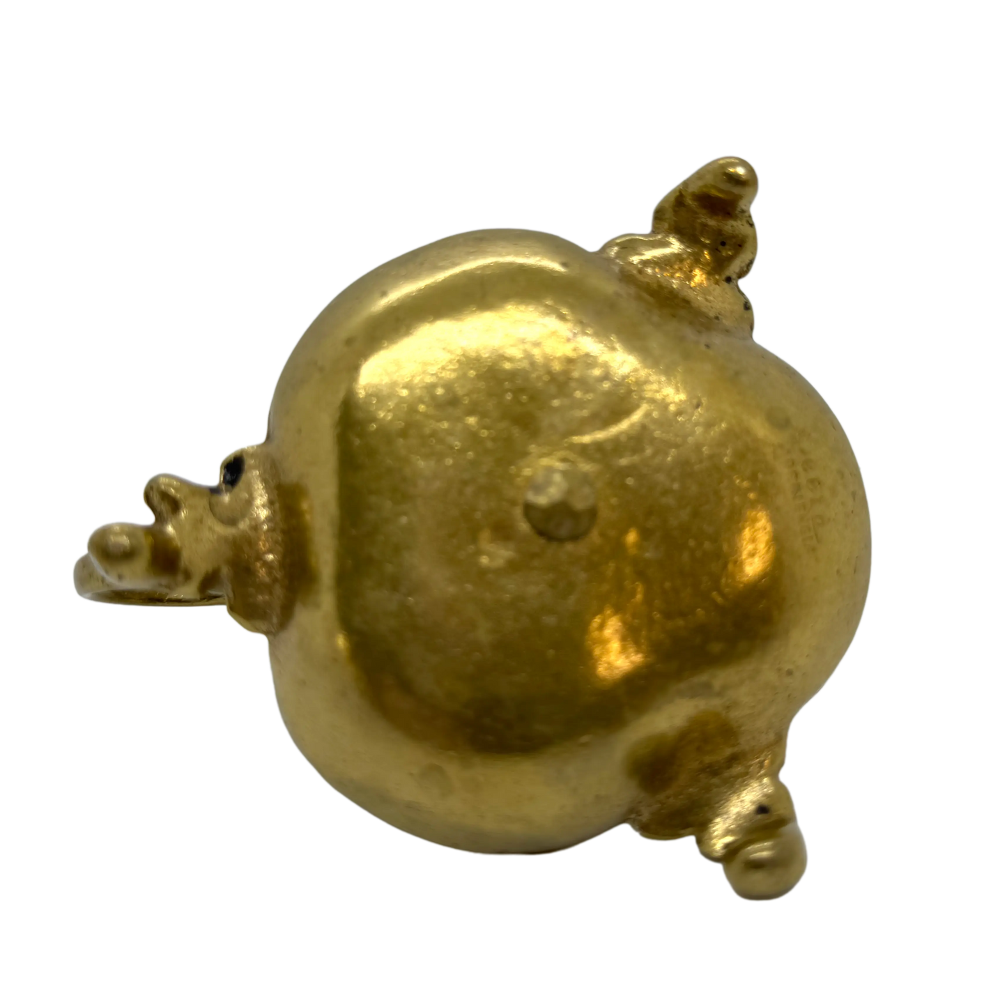 Scottish Thistle Brass Candlestick