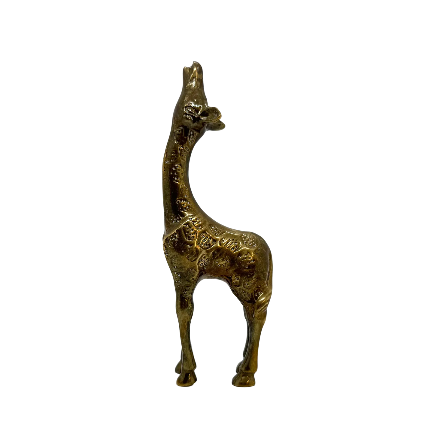 Baby and Mama Brass Giraffe Set - baby