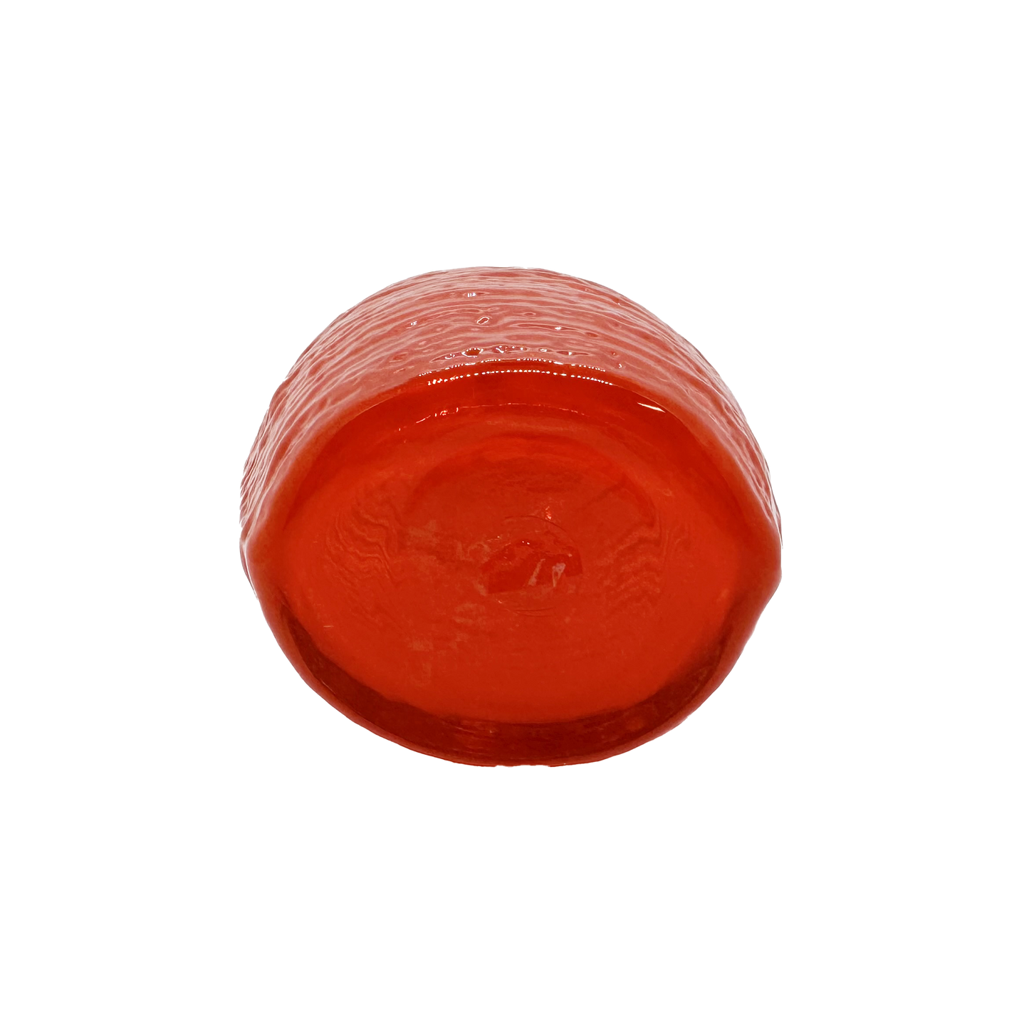 Blenko Dreamsicle Strata Vase - bottom