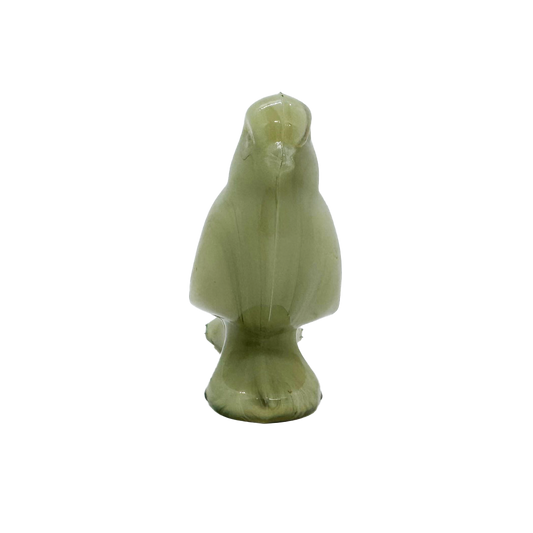 L.E. Smith Slag Glass Bird