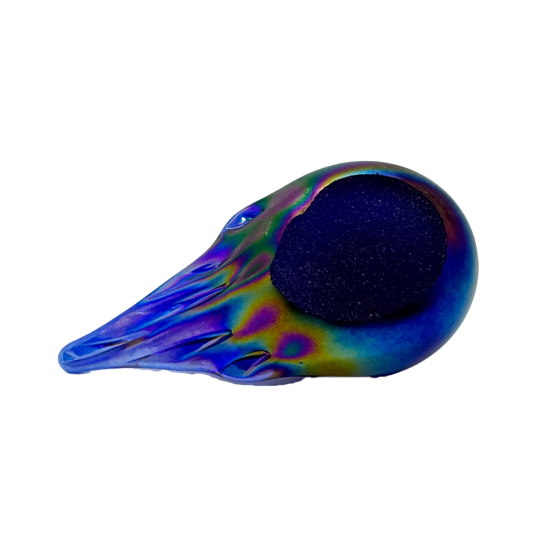Gibson Glass Cobalt Carnival Bird