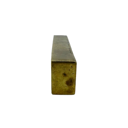 Today Tomorrow Brass Paperweight