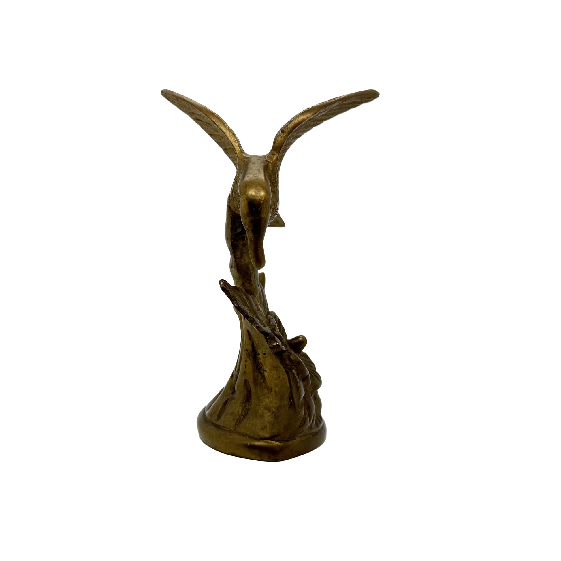 Brass Hummingbird - side