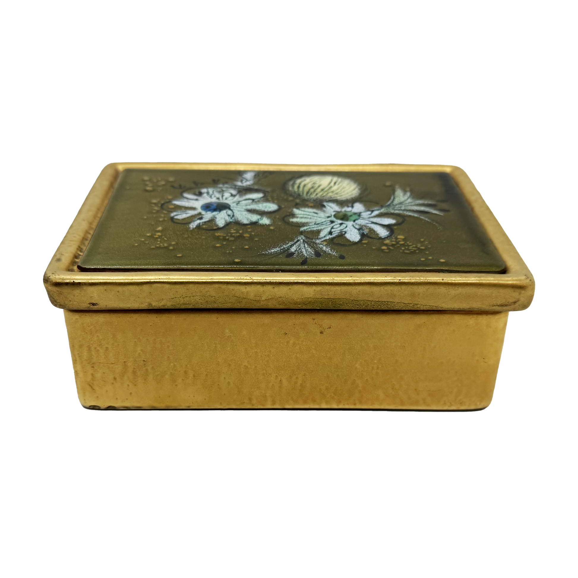 Ceramic Sasha Brastoff Cigarette Box