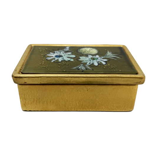 Ceramic Sasha Brastoff Cigarette Box