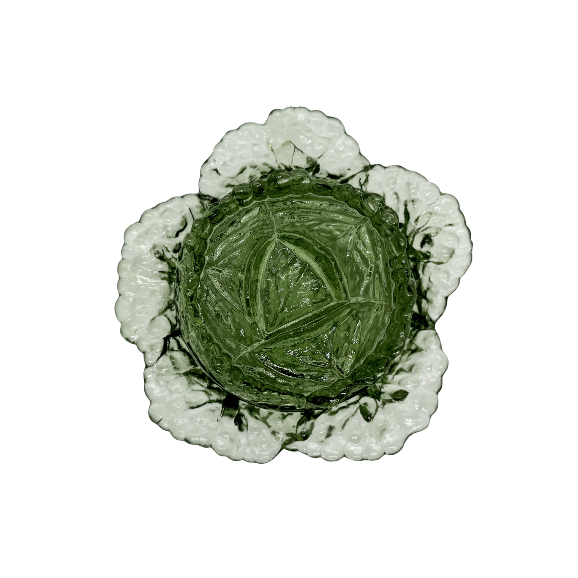 Green L.E. Smith Cabbage Dish - top