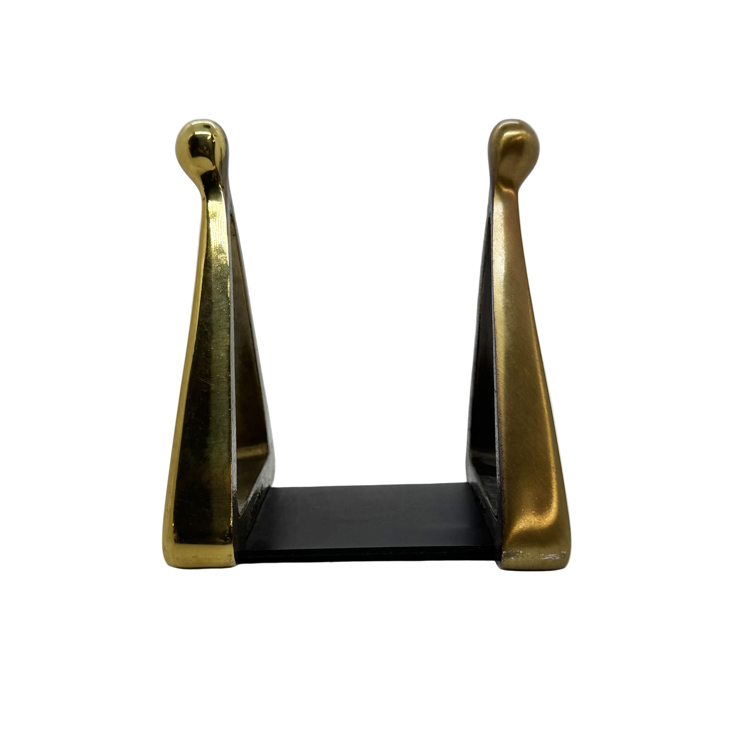 Ben Seibel Brass Triangle Bookends