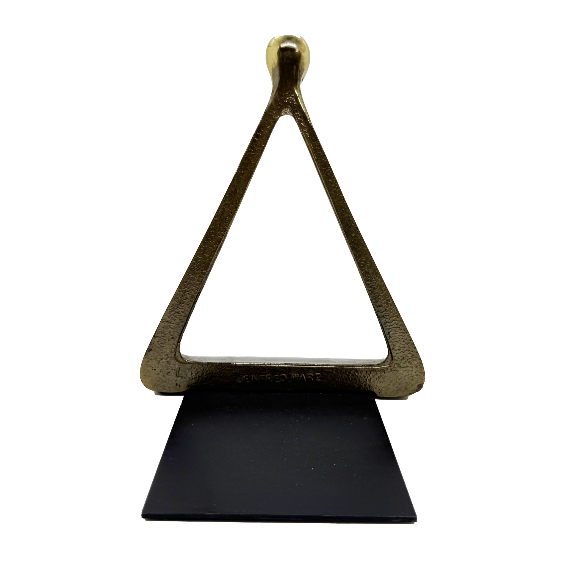 Ben Seibel Brass Triangle Bookends