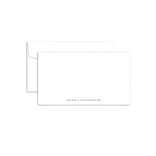 Winter Oranges Mini Note Card Set