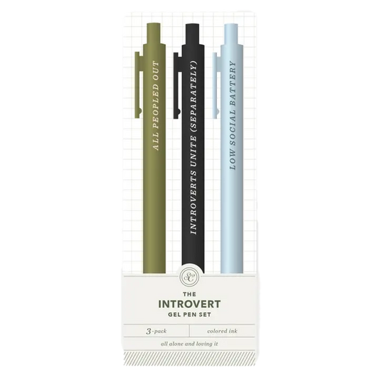 The Introvert Pen Set