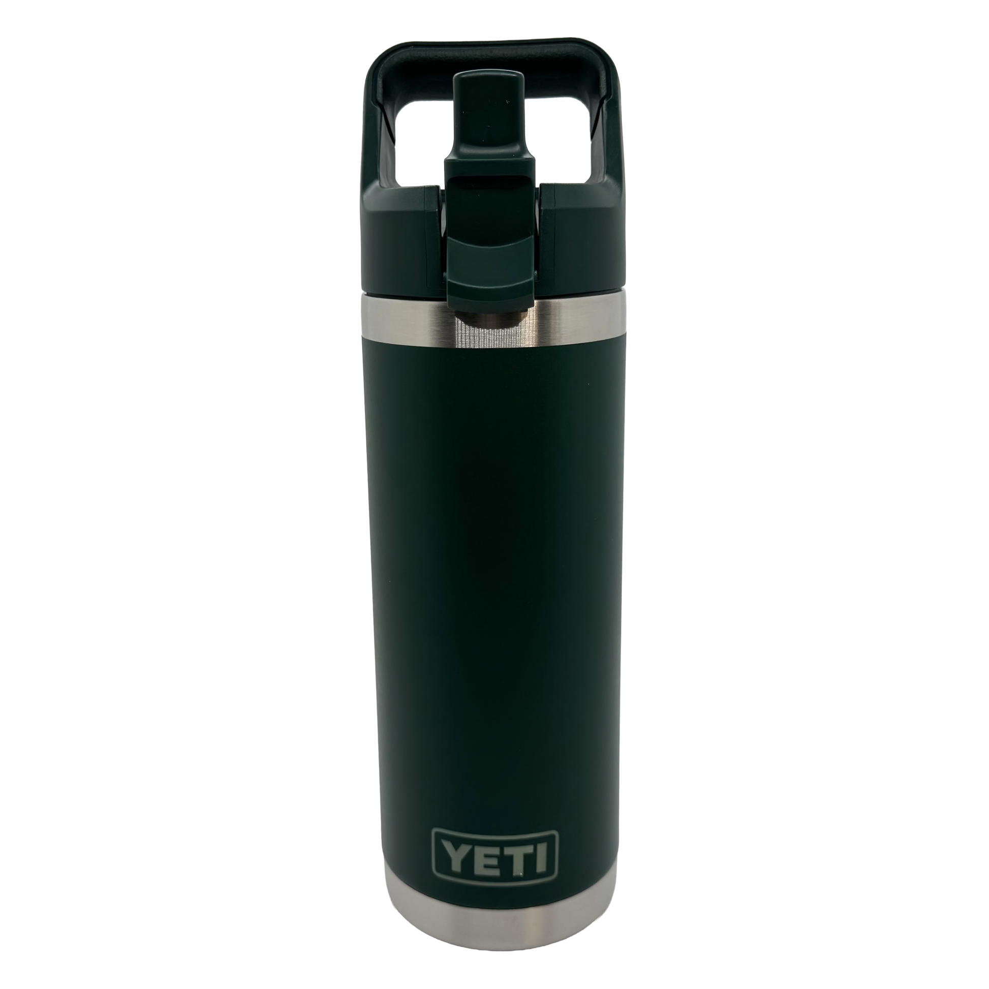 Green Evy Lena Vintage Yeti Water Bottle - back