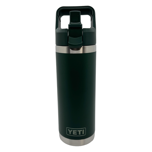 Green Evy Lena Vintage Yeti Water Bottle - back