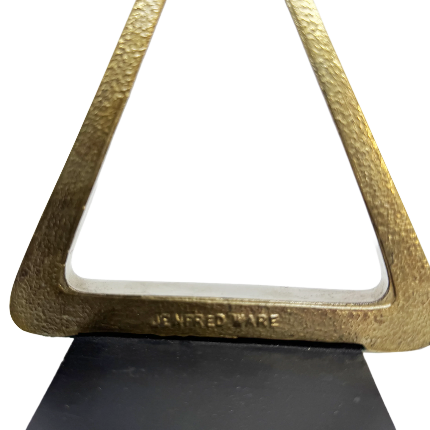 Ben Seibel Brass Triangle Bookends