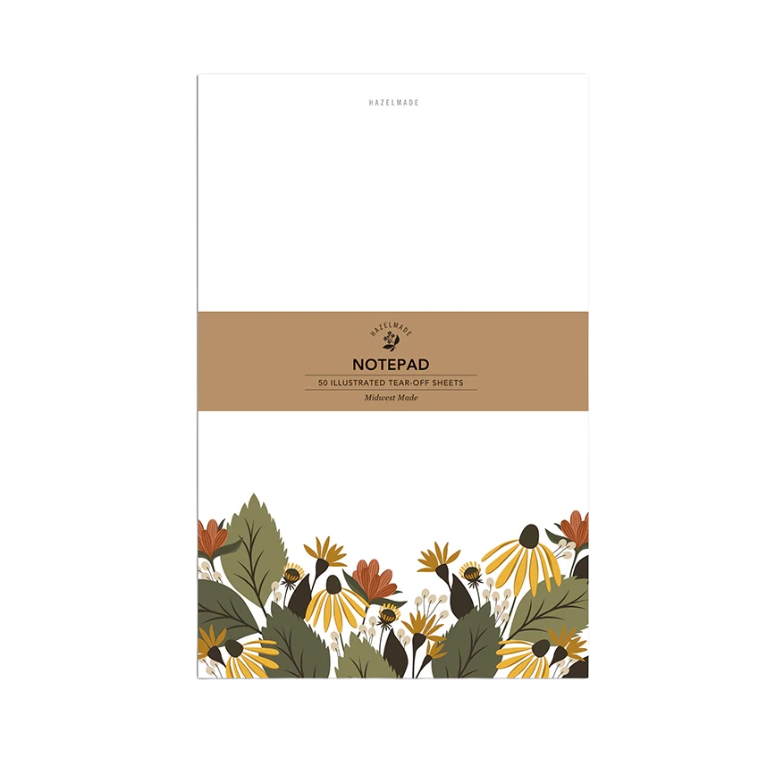 Large Fall Florals Notepad