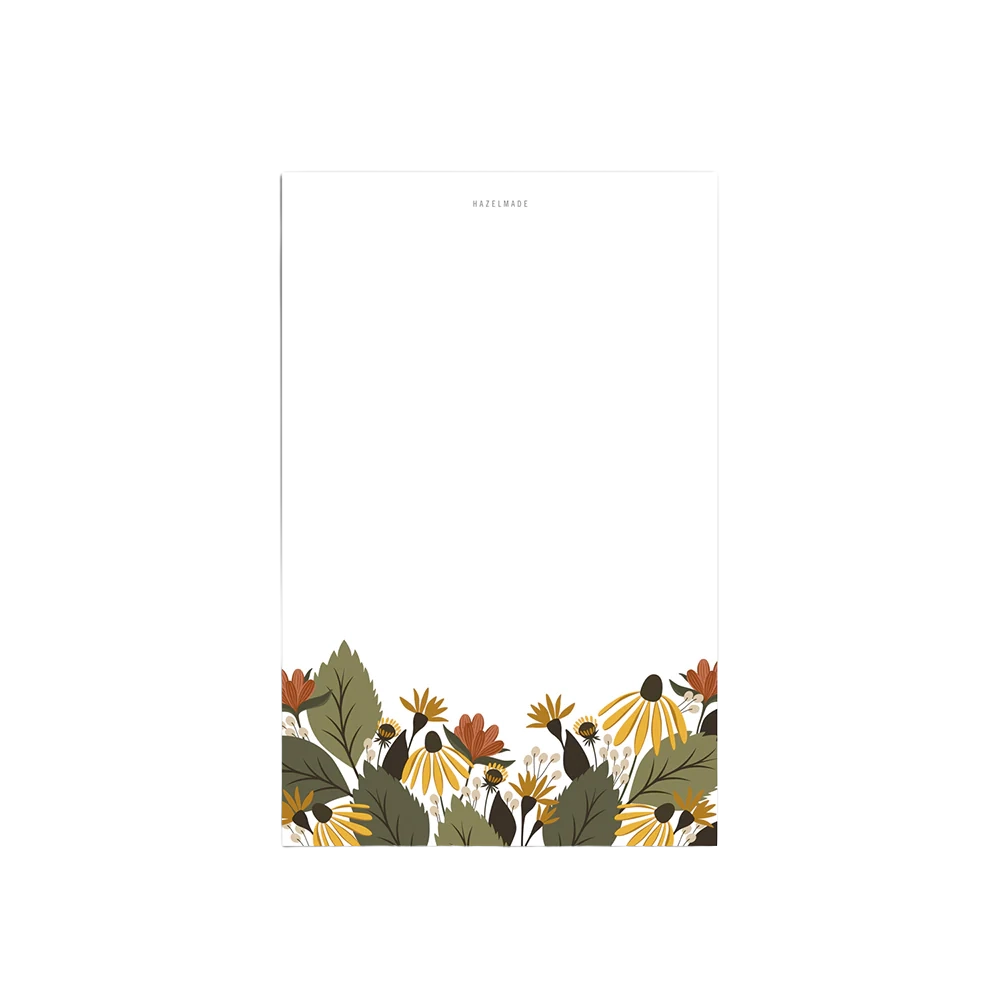 Large Fall Florals Notepad
