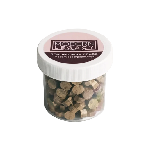 Sealing Wax Beads- Heart of Gold