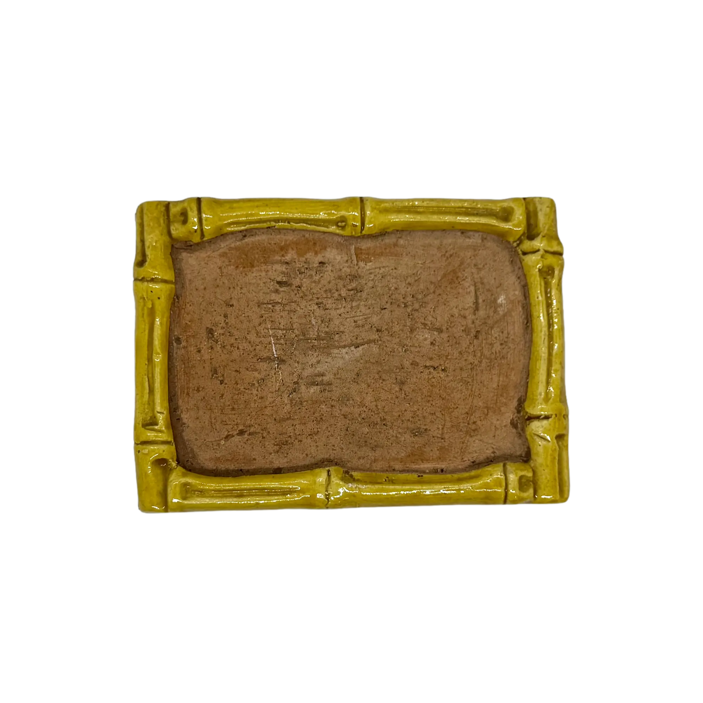 Bitossi Pottery Bamboo Cigarette Box - top