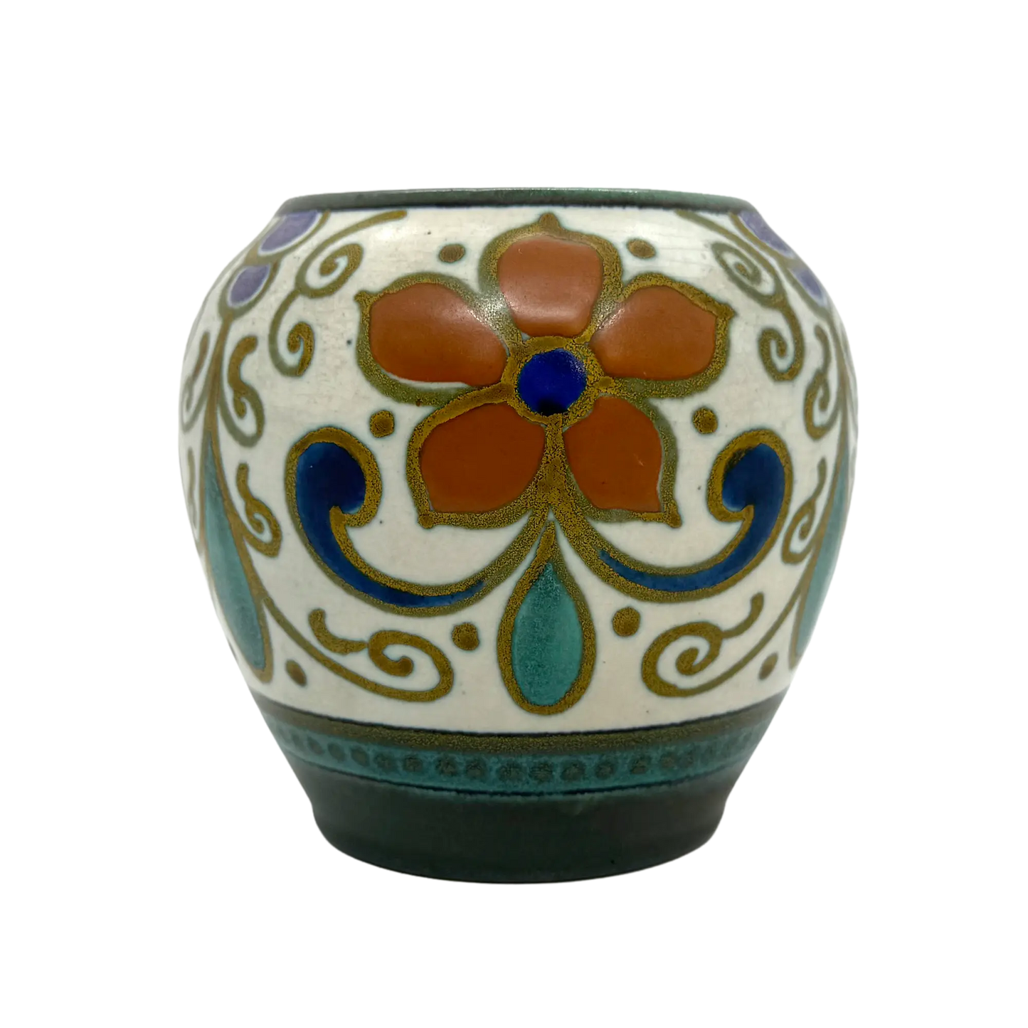 Gouda Pottery Floral Vase