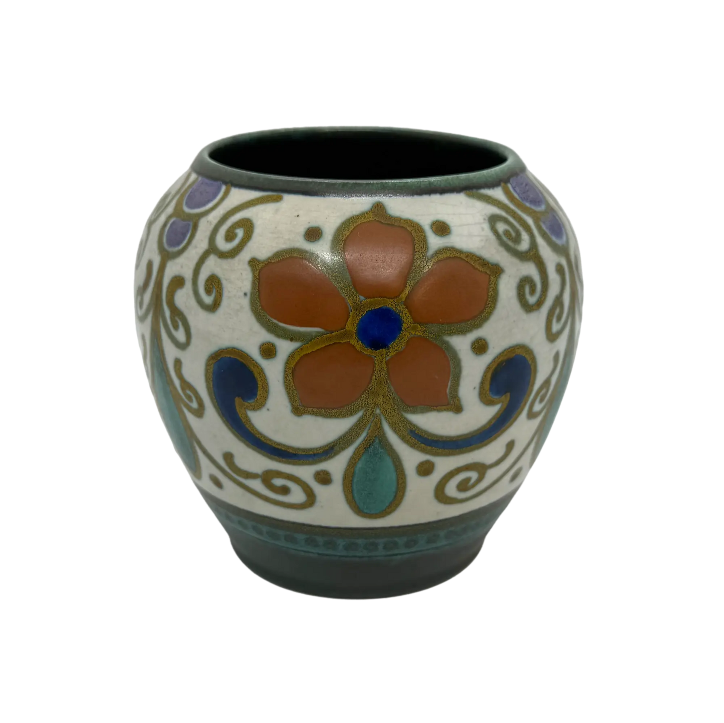 Gouda Pottery Floral Vase