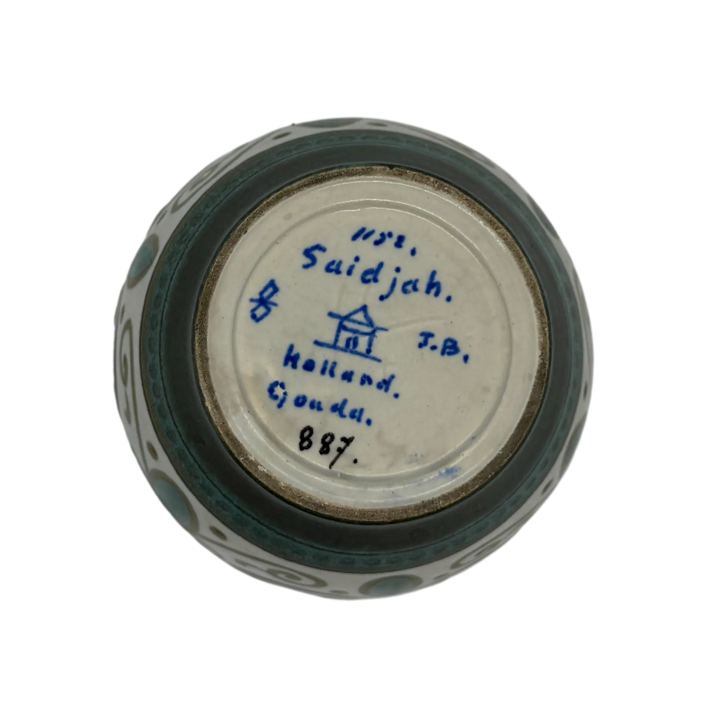 Gouda Pottery Floral Vase