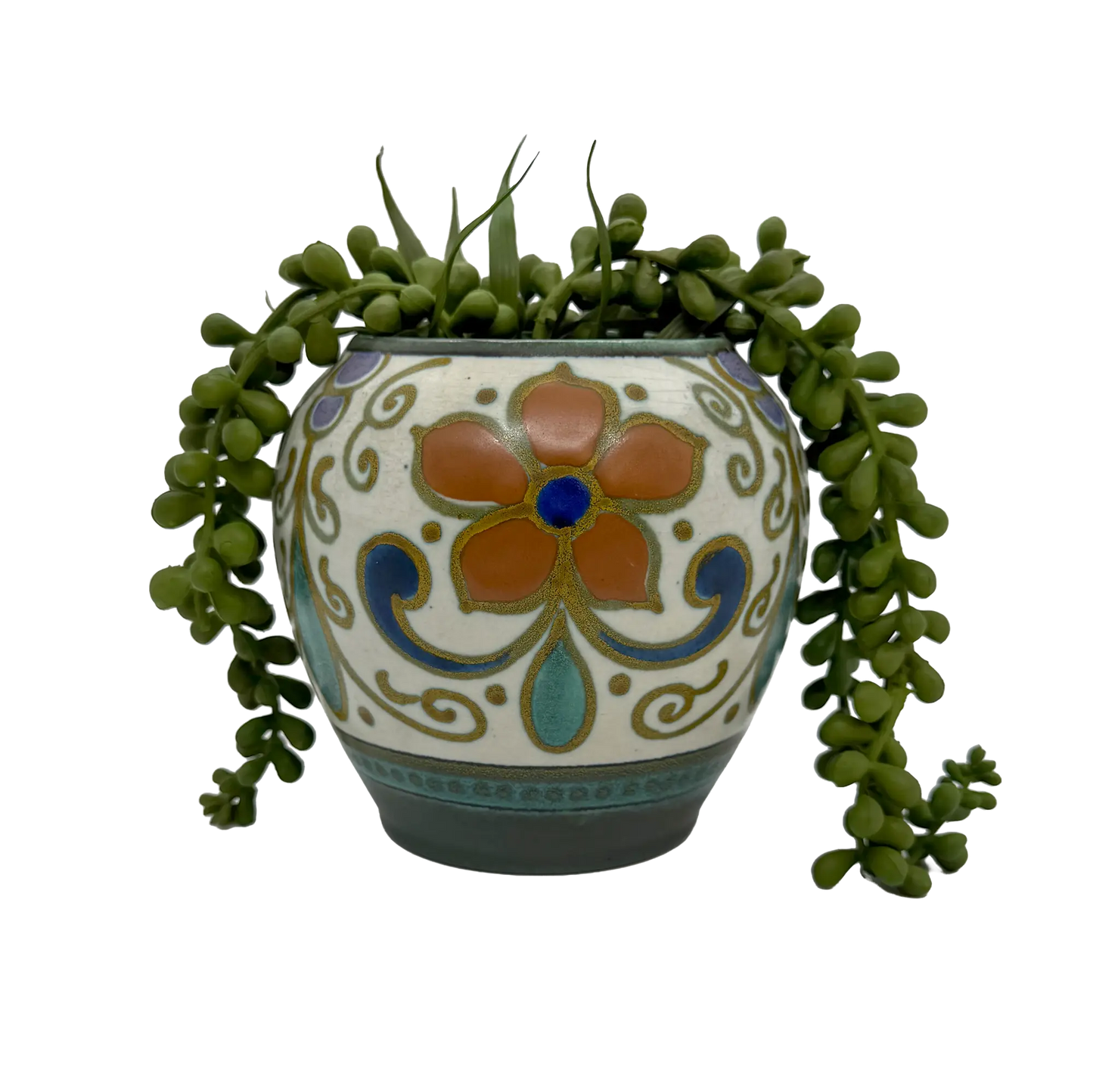 Gouda Pottery Floral Vase