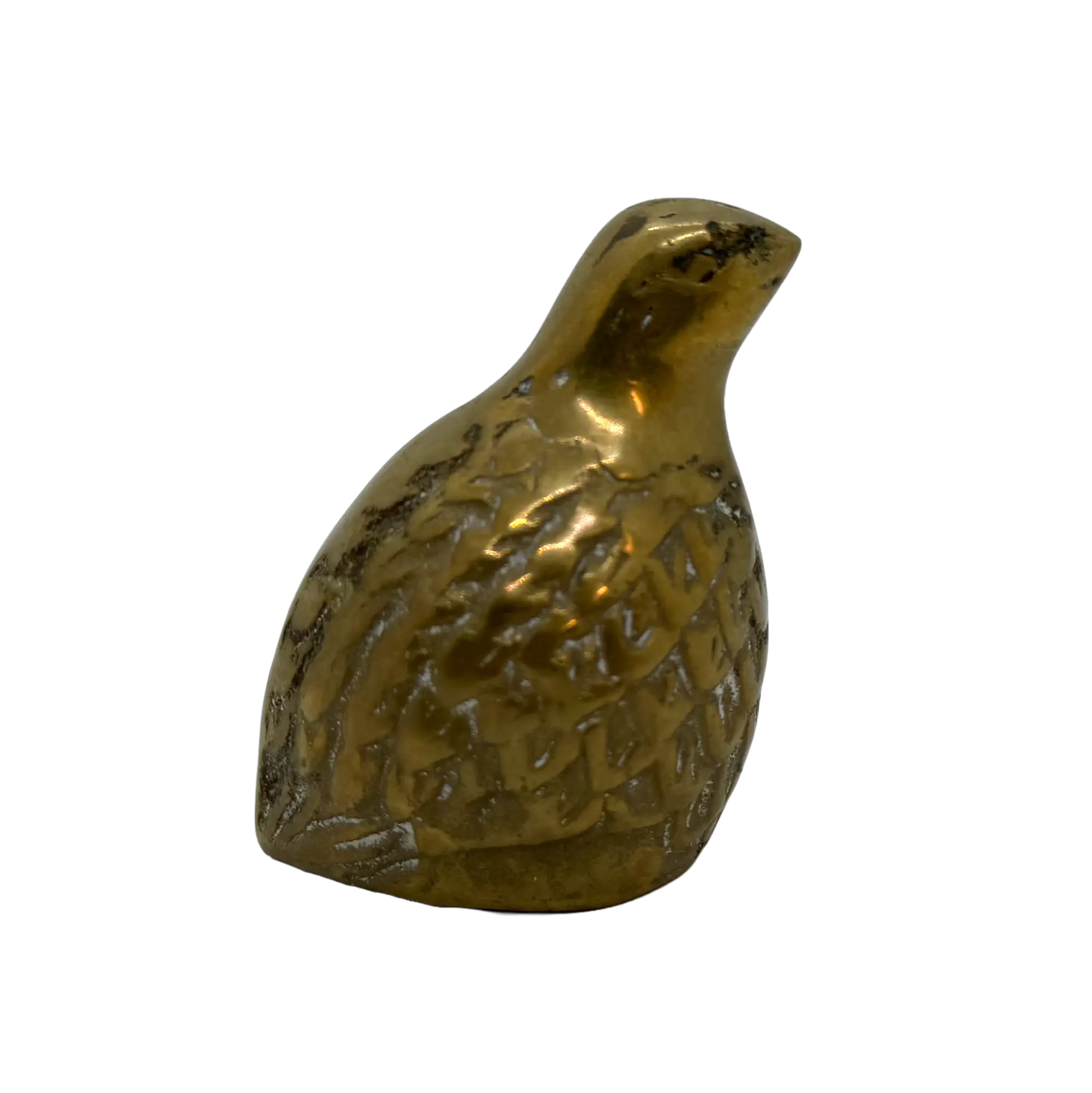 Set of 3 Brass Quails