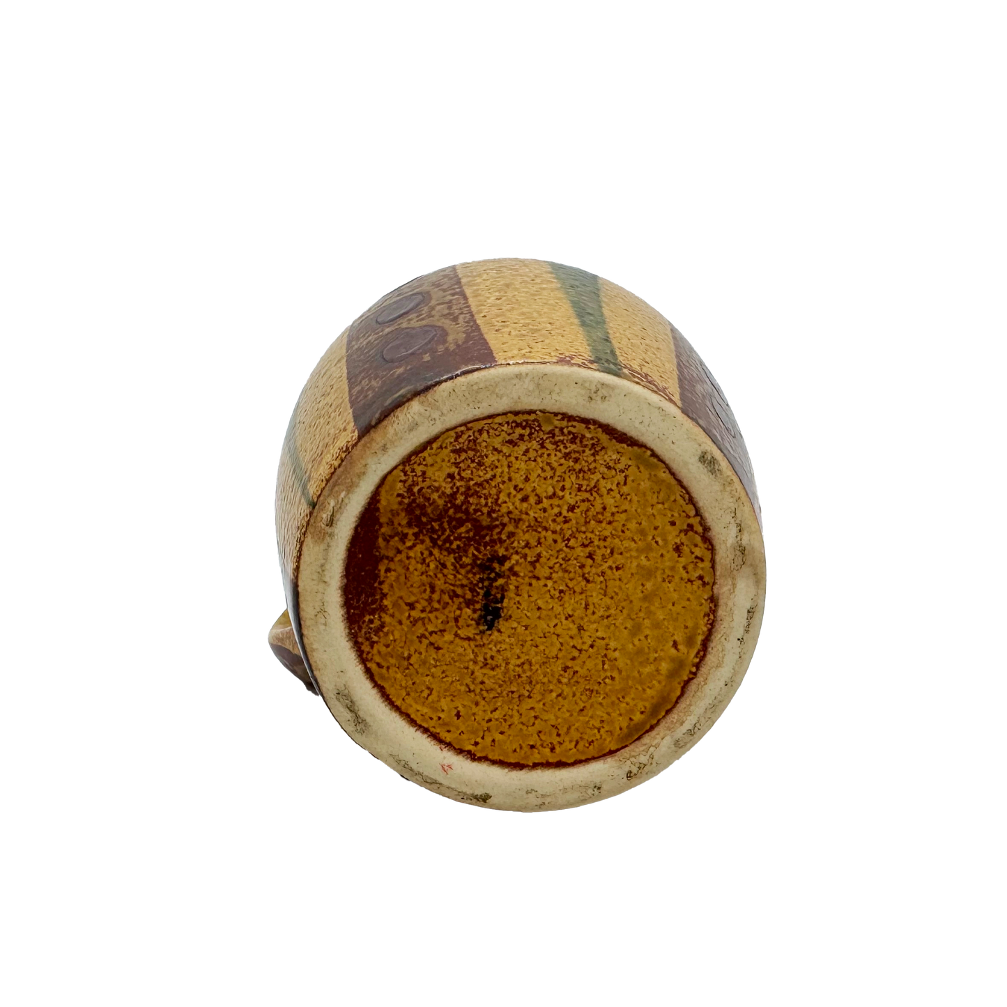 Striped Stoneware Mini Pitcher