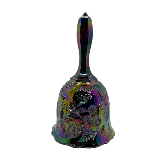 Amethyst Carnival Fenton Glass Bell