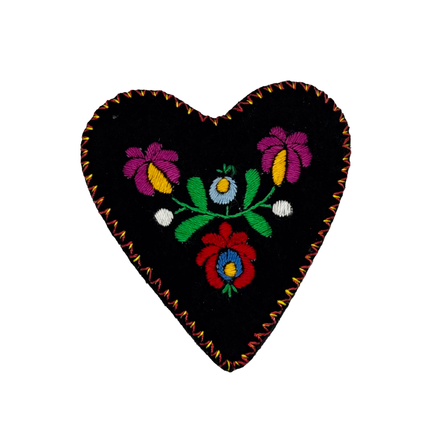 Embroidered Felt Heart Box