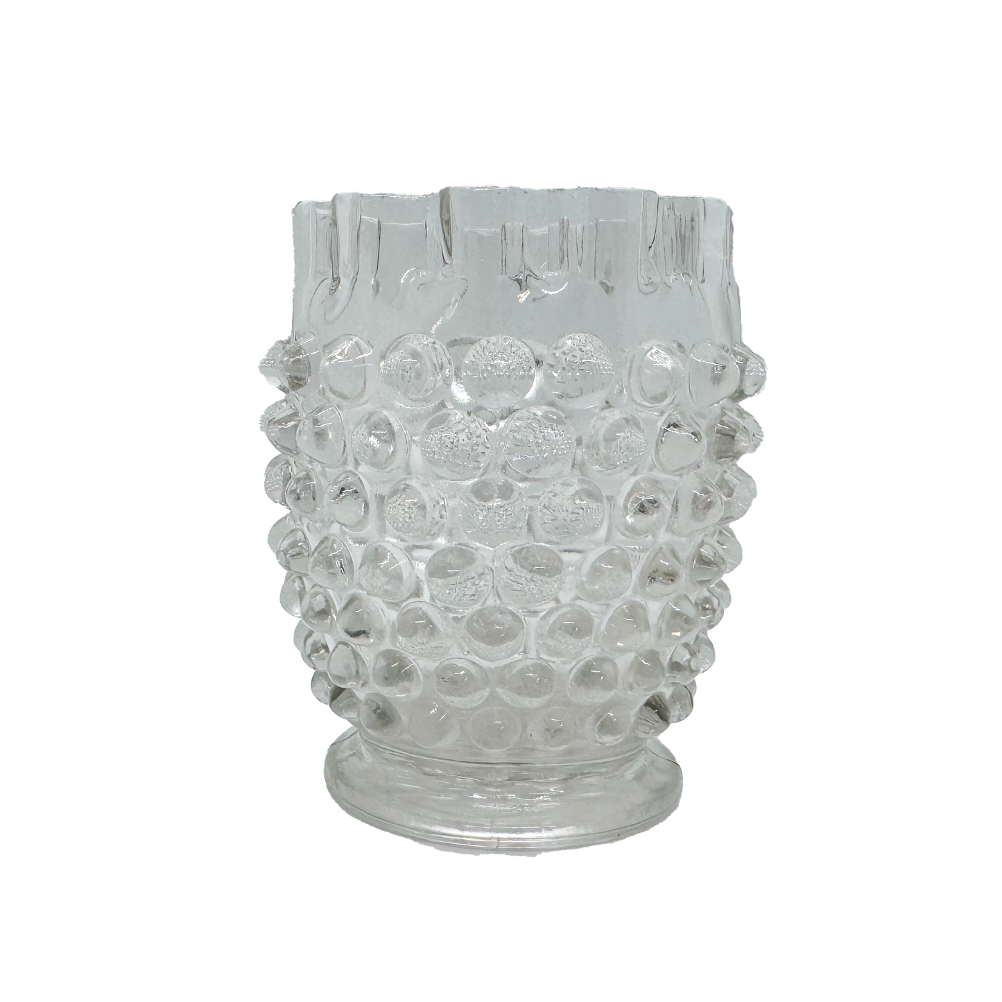 Antique Elson Glass Hobnail Spooner