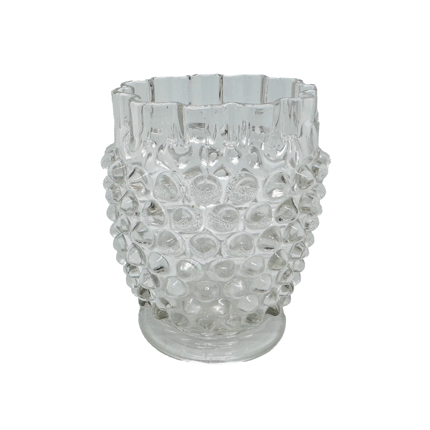 Antique Elson Glass Hobnail Spooner