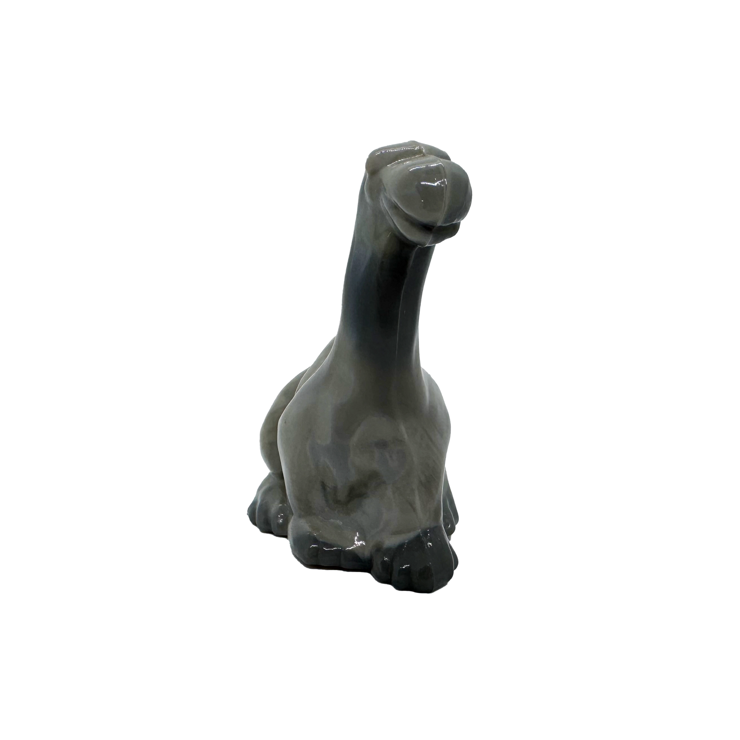 Fenton Collectibles Gray Slag Glass Dinosaur