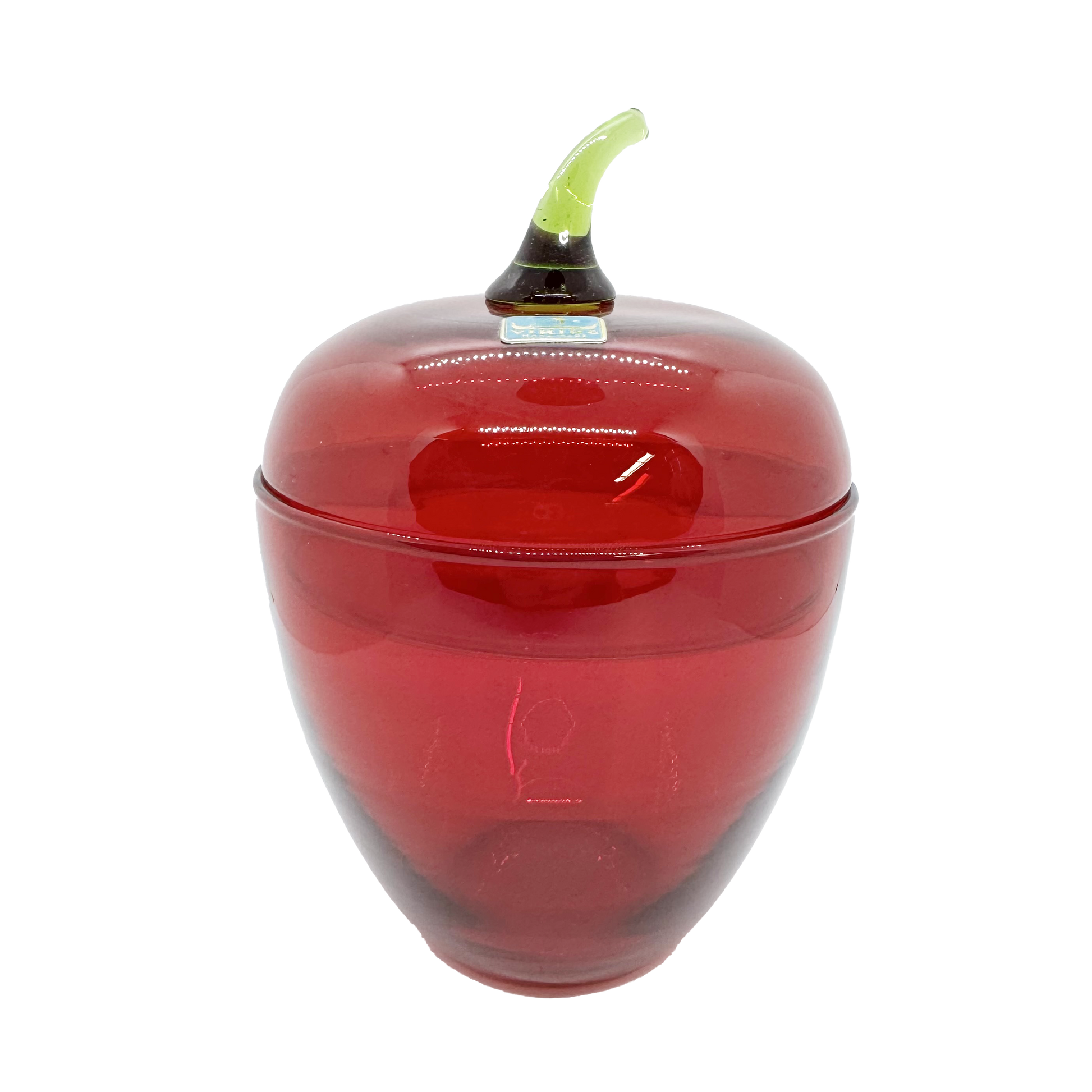 Viking Ruby Apple Candy Dish