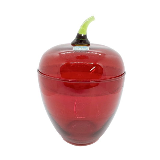 Viking Ruby Apple Candy Dish