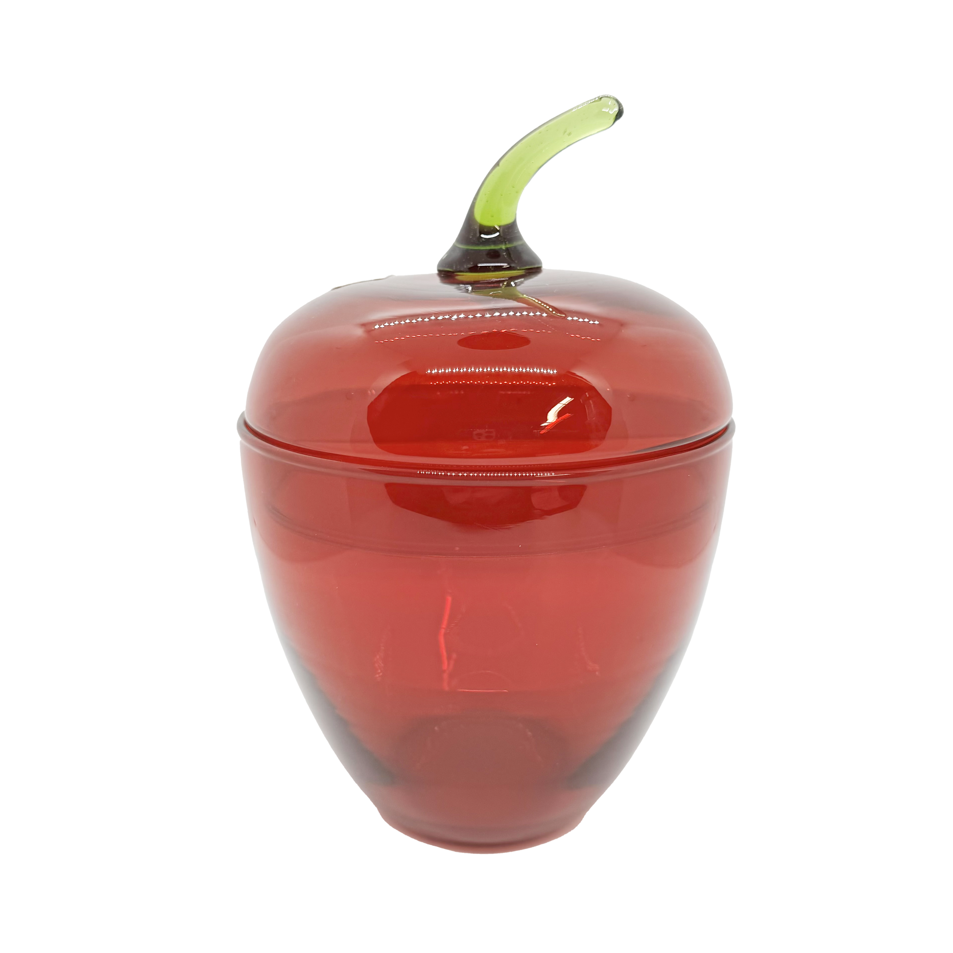 Viking Ruby Apple Candy Dish