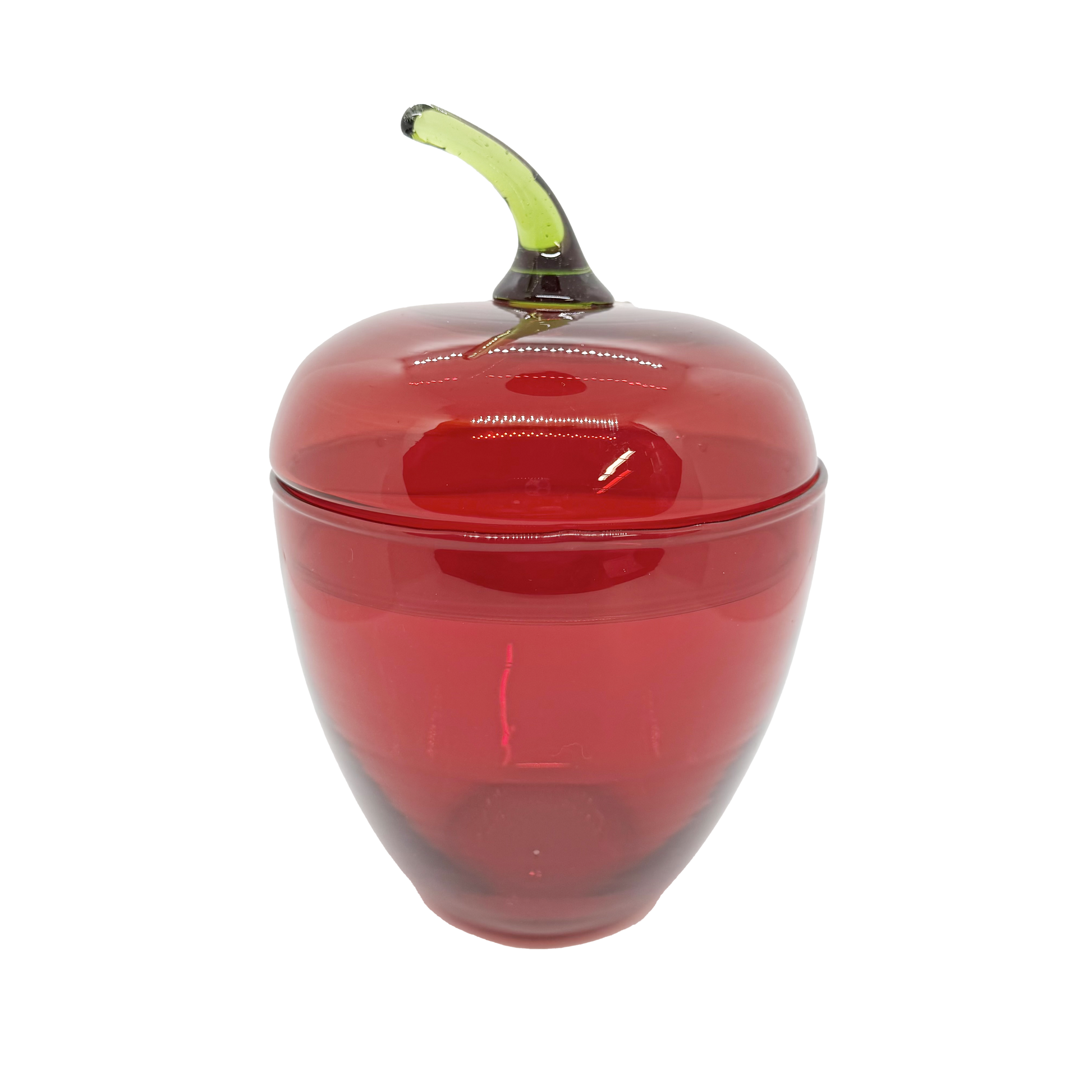 Viking Ruby Apple Candy Dish