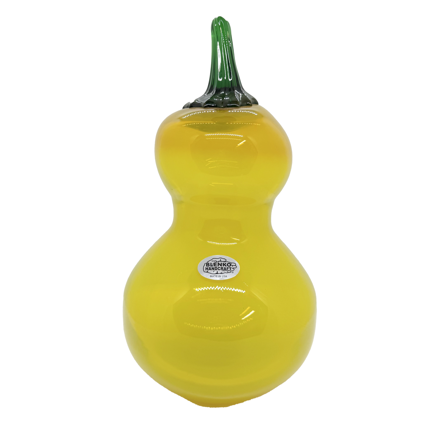 Blenko Glass Citrine Gourd