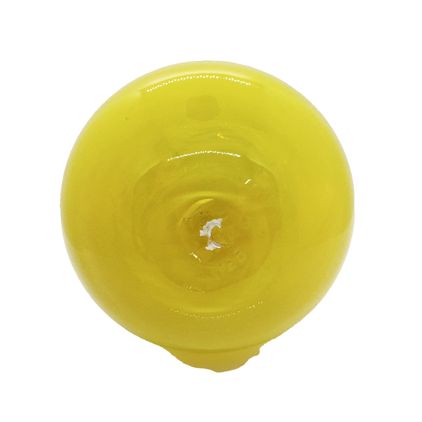 Blenko Glass Citrine Gourd - bottom