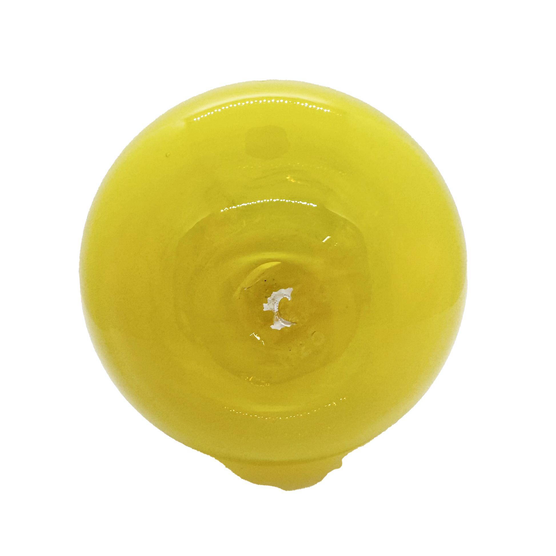 Blenko Glass Citrine Gourd - bottom