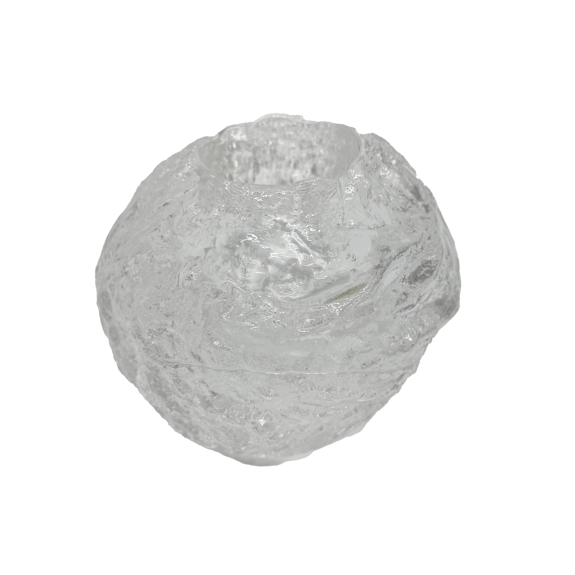 Large Kosta Boda Snowball Candle Holder