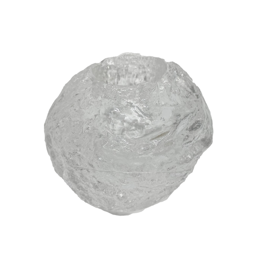 Large Kosta Boda Snowball Candle Holder