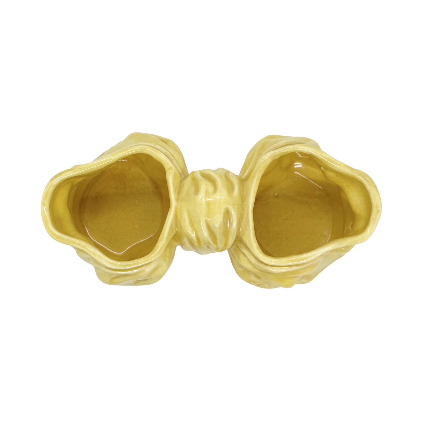 Yellow Bow Planter - top