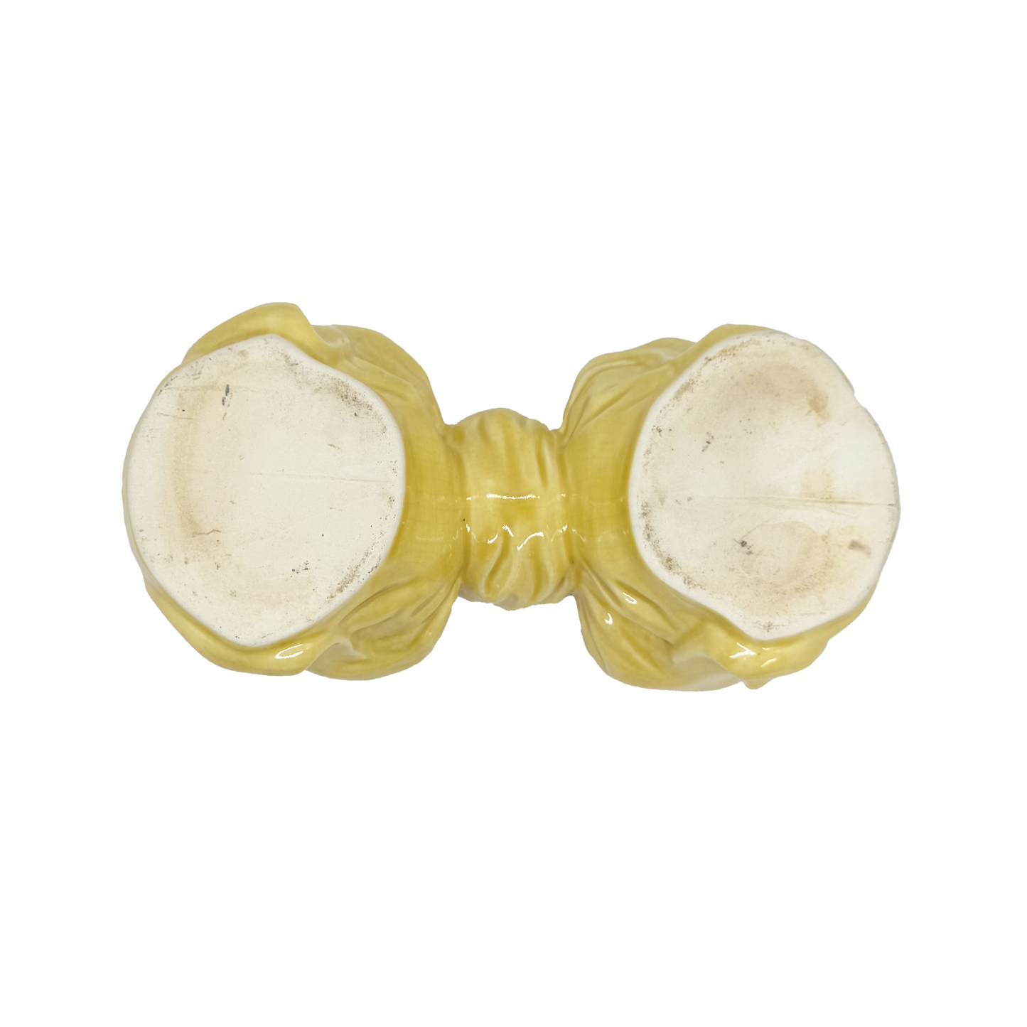 Yellow Bow Planter - bottom