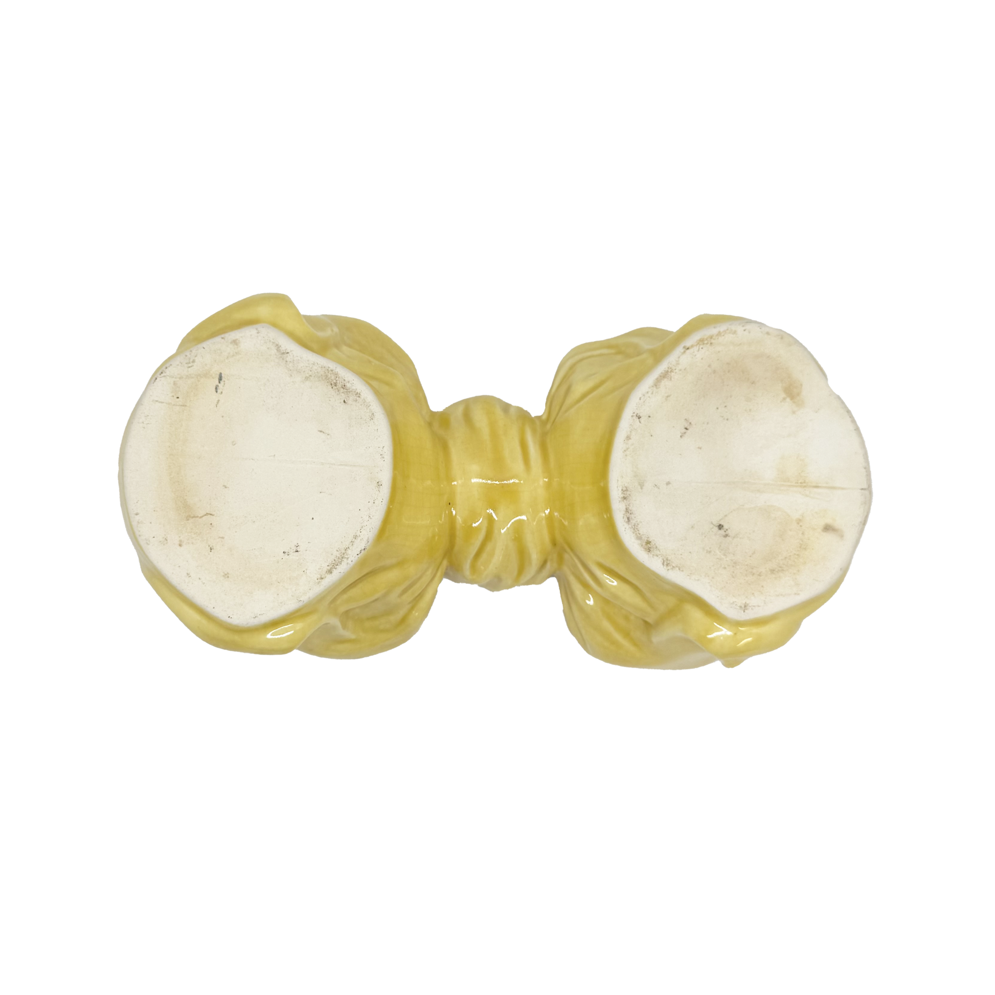 Yellow Bow Planter - bottom