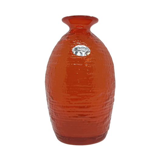 Blenko Dreamsicle Strata Vase